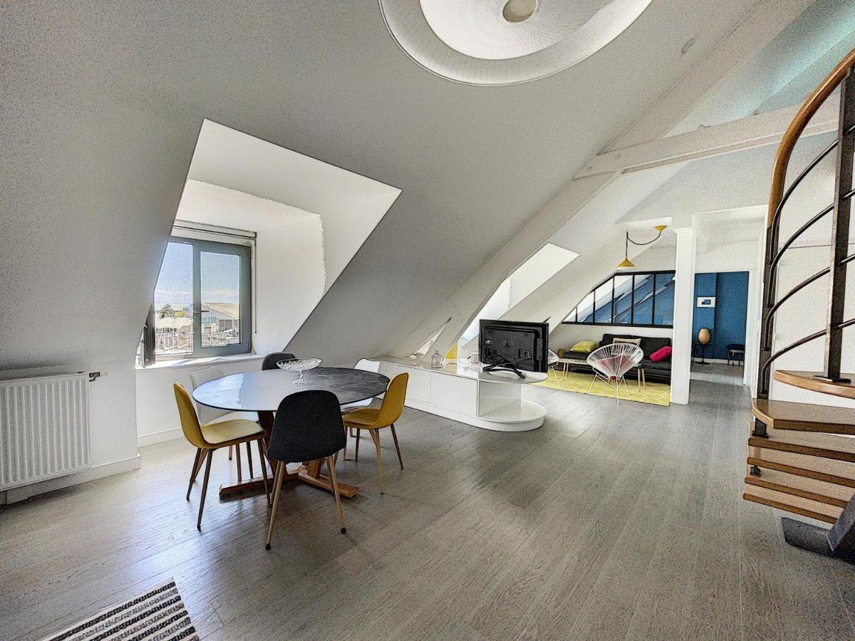 Duplex De Standing En Centre-Ville Avec Parking, Proche Port Et Plage - Fr-1-361-377 Granville Exteriér fotografie